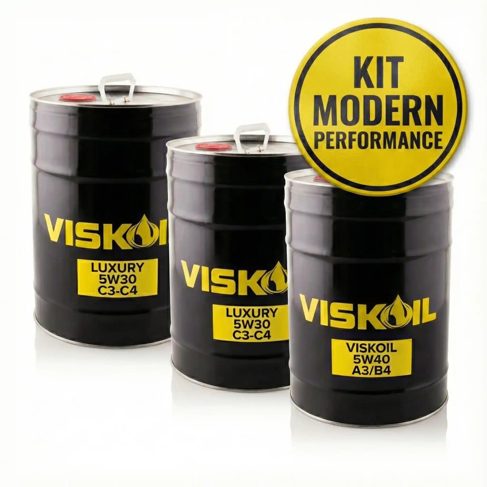 Combo Sintetico Pro Viskoil: 60 Litri Olio Motore (2x20 lt 5W30 + 1x20 lt 5W40)